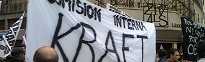 Protesta de trabajadores de Kraft 