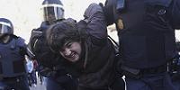 Brutal represión contra el movimiento estudiantil: La juventud indignada vuelve a la calle en el Estado español