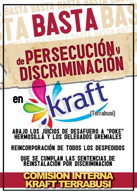 Kraft: campaña para enfrentar los ataques de la patronal