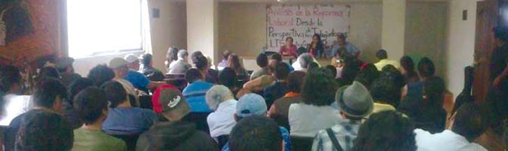 México: Foro contra la reforma laboral