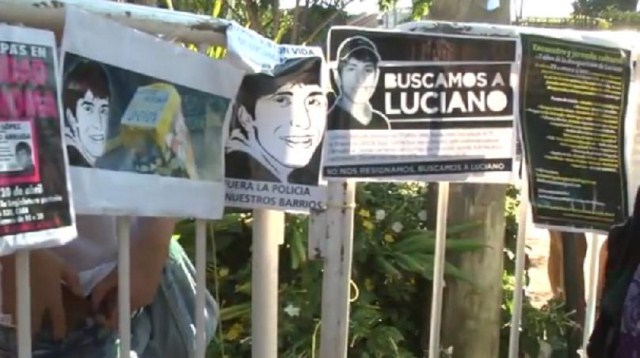 Redoblemos la lucha por la aparición con vida de Luciano Arruga