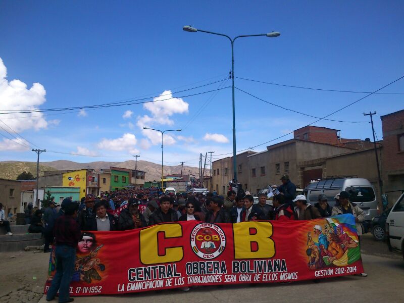 Bolivia: Completar la fundación del partido en las calles, con la COB y contra el gobierno