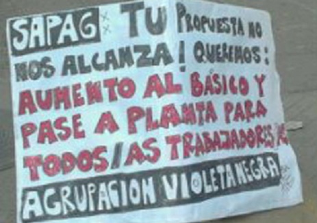 Neuquén - Salud rechazó en las calles la política salarial del gobierno