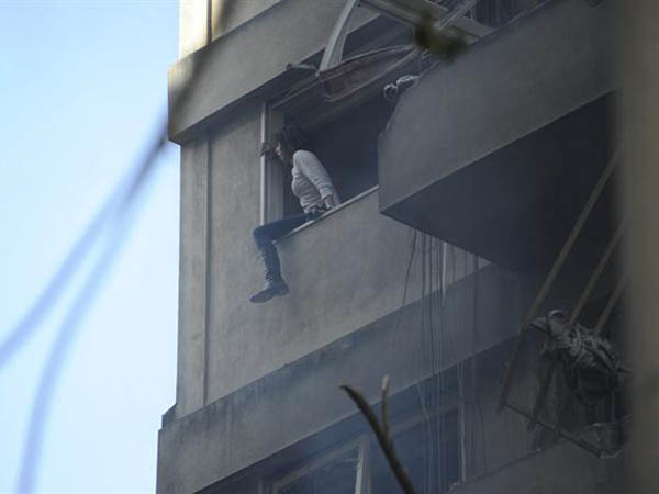 Algunas imágenes de la explosión en Rosario