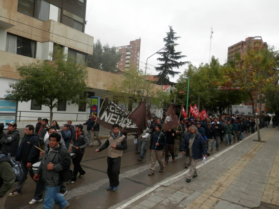 Acto en el PIN por el triunfo de los obreros de Cerámica Neuquén y todas las luchas, y marchamos en apoyo a la lucha de ATEN
