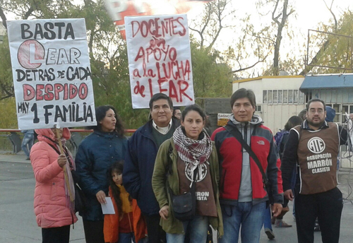 Jujuy. Corte de puente en la Jornada Nacional de lucha por Lear