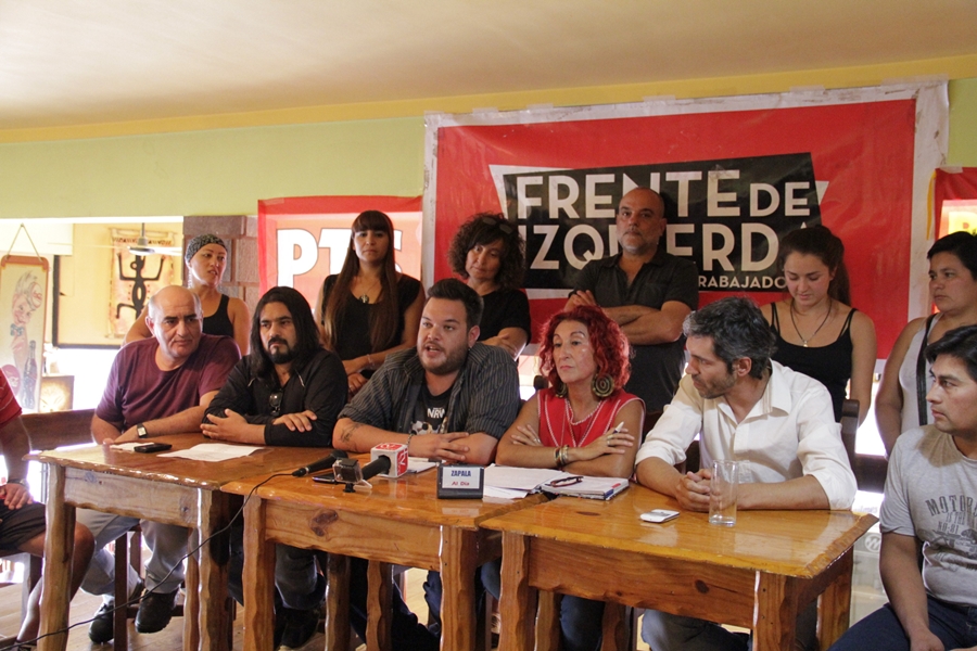 El Frente de Izquierda presentó sus candidatos y llamó a votar por una alternativa de los trabajadores en Zapala