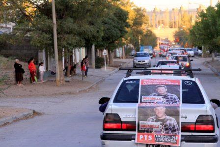 El Frente de Izquierda cerró su campaña en Zapala con una caravana y acto en el centro de la ciudad
