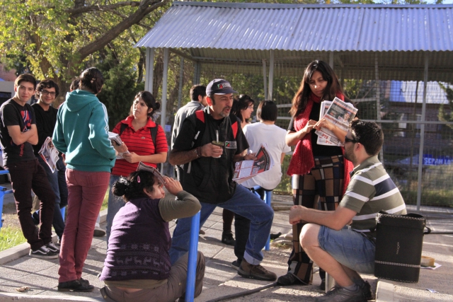 Raúl Godoy recorrió la Universidad del Comahue y defendió el proyecto de ley por el boleto educativo gratuito