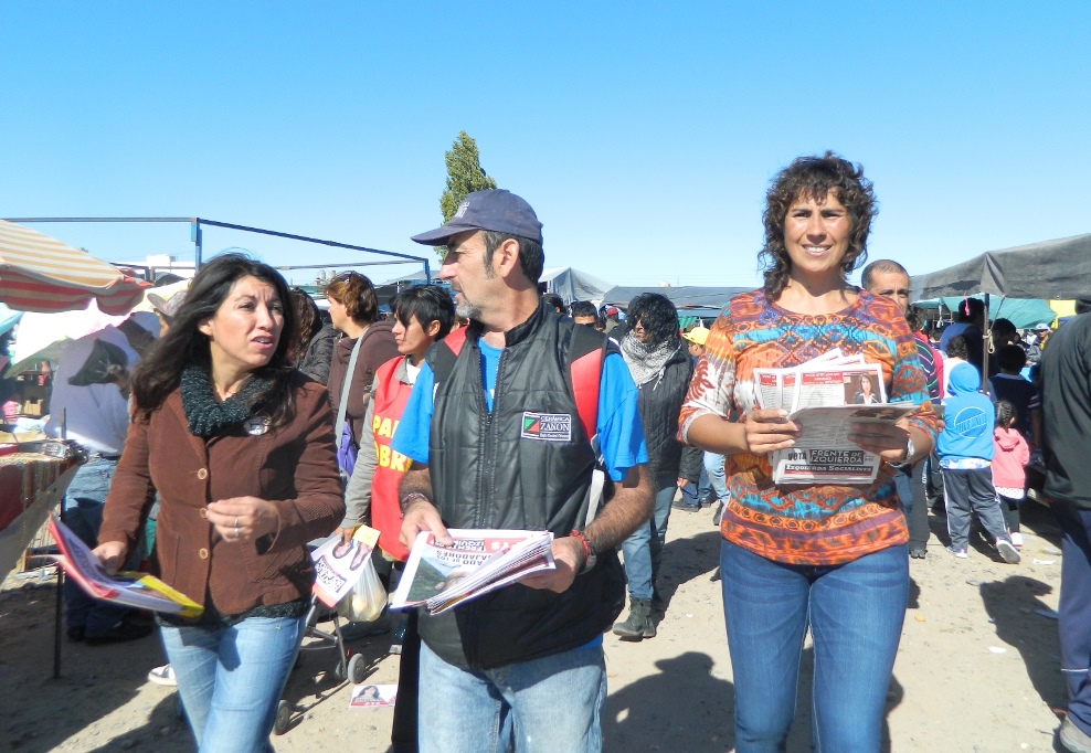 El Frente de Izquierda cierra su campaña hoy con una caravana y acto en el centro de Neuquén