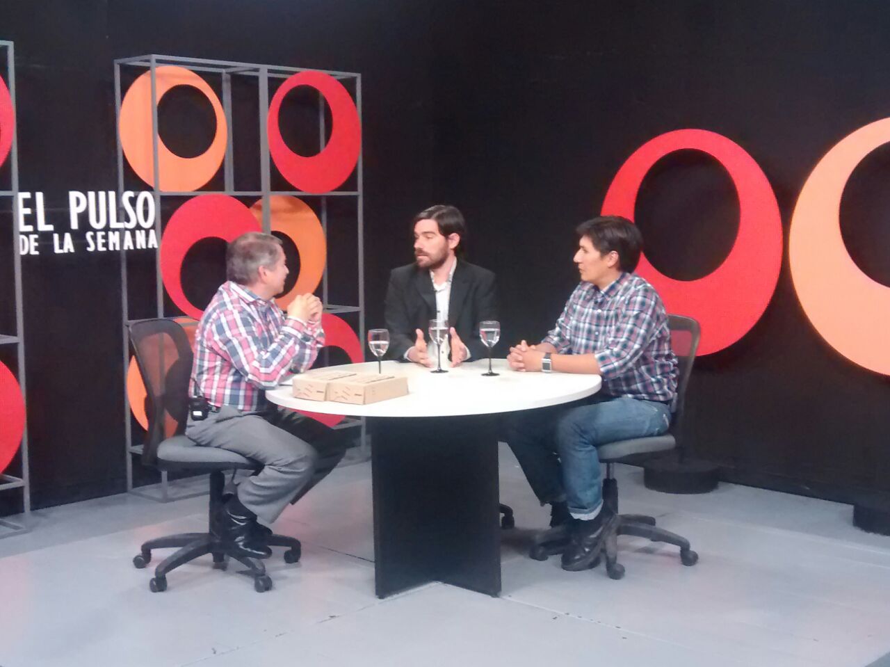 Nicolás del Caño y Alejandro Vilca en la TV jujeña
