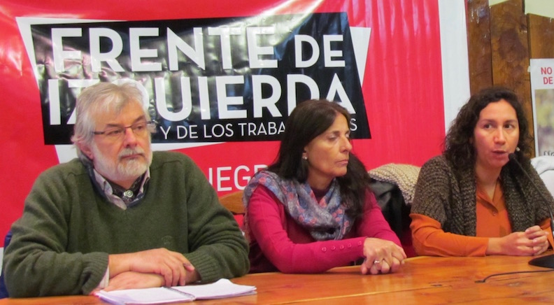 Candidatos a diputados presentaron el Frente de Izquierda en Bariloche