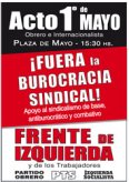 El Frente de Izquierda anuncia su fórmula presidencial y convoca a Plaza de Mayo el 1° de Mayo