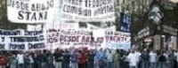 Importantes delegaciones obreras encabezaron la marcha unitaria