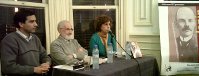 Presentación de "Lenin" de Trotsky con presencia de Noé Jitrik