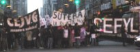 Corte en apoyo a los docentes neuquinos