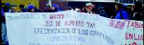 Los jaboneros cortamos la ruta por el 40% en paritarias