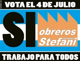 Los obreros de Stefani, SI. El gobierno K de Cutral Có, NO.