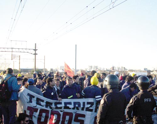 Ferroviarios contra el fraude laboral