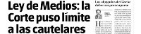 Fallo unánime de la Corte