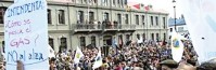 Paro regional y movilizaciones en el sur chileno 