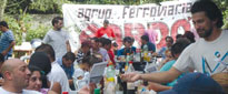 Asado de La Bordó-Roca por el día del ferroviario