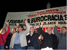 Con fuerte presencia del sindicalismo de base, miles en el acto del FIT
