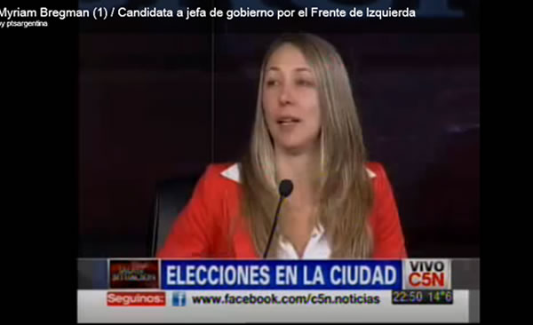 Myriam Bregman, dura contra Solanas
