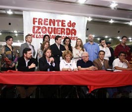 El Frente de Izquierda presenta a sus candidatos