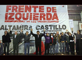La Plata | Castillo y Altamira en gran acto del Frente de Izquierda 
