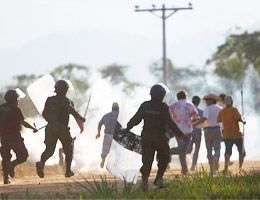Bolivia: brutal represión