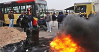 Nueva agresión contra trabajadores de la línea 60