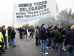 Brutal ataque contra un delegado de la línea 60