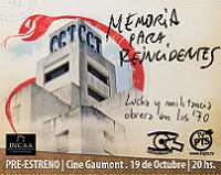 Pre-estreno de 'Memoria para reincidentes'