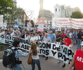 Importante jornada de lucha contra la criminalización de la protesta