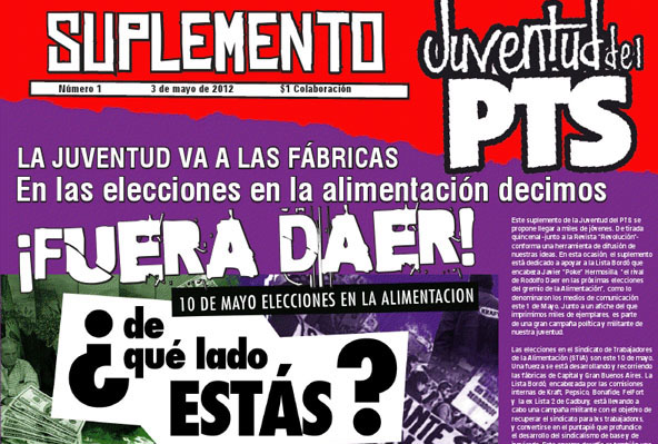 Salió el suplemento N° 1 de la Juventud del PTS