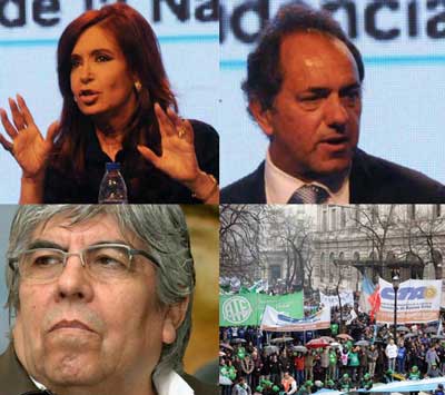 Los frentes de tormenta del kirchnerismo 