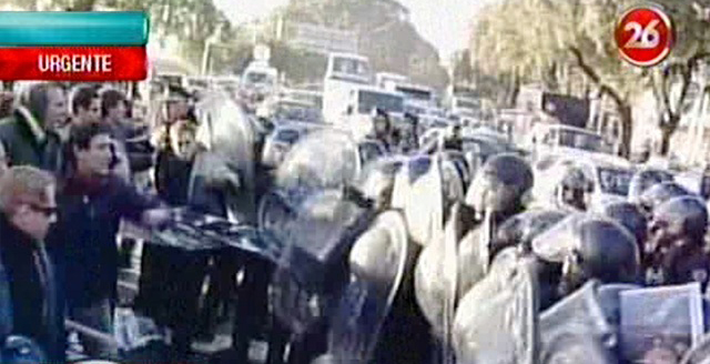 Repudio a la represión y paro contundente en HAS