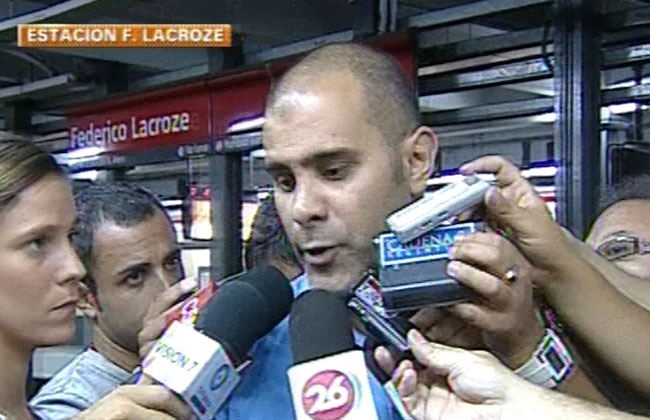 Dellecarbonara: "FUERA METROVÍS". Declaraciones ante el fracaso de las negociaciones en el subte
