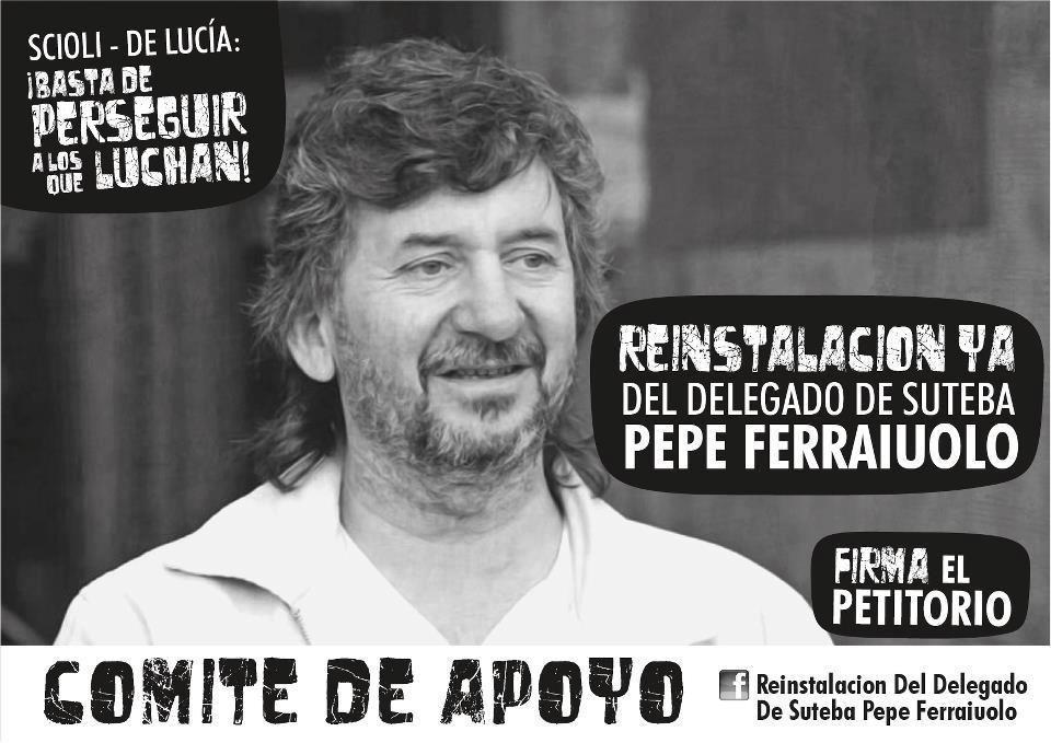 Reinstalación de José “Pepe” Ferraiuolo