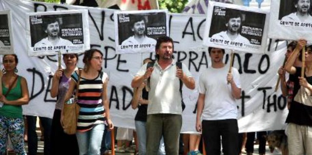 Reinstalación ya del delegado de SUTEBA José Ferraiuolo