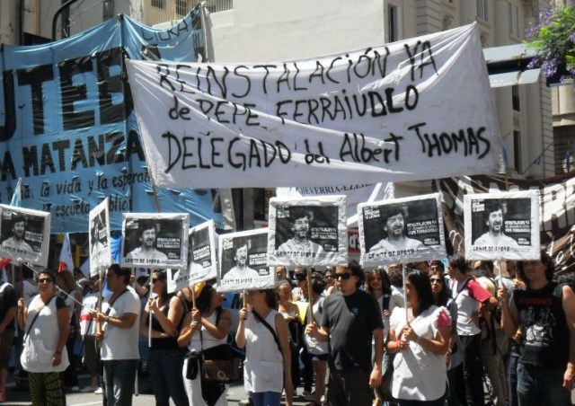 Basta de persecucion, descuentos y ajuste a los trabajadores de la educación