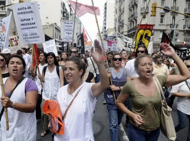 Paro Nacional, corte y movilización de los trabajadores de la educación