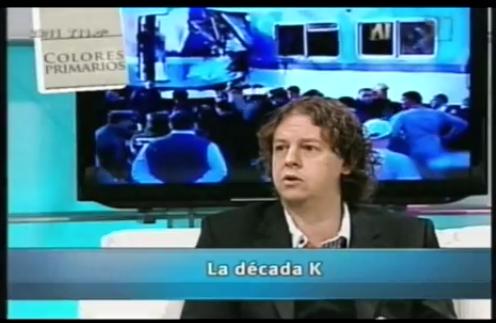 Christian Castillo entrevistado en 'Colores primarios' (Metro)