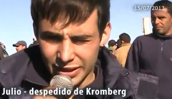 Represión a trabajador@s de Kromberg en el Parque Industrial de Pilar