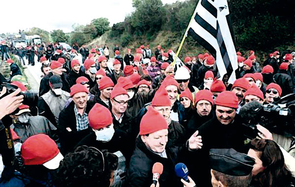 Francia: rebelión bretona contra el gobierno de Hollande