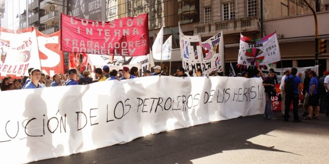 Convocamos a reunión de solidaridad con petroleros de Las Heras en La Matanza 
