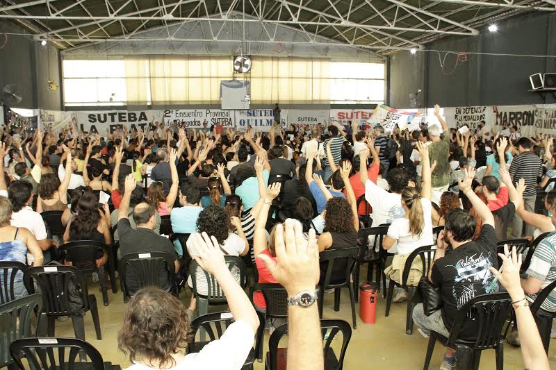 600 delegados de escuelas ratifican la exigencia a SUTEBA y CTERA de NO INICIO y paro escalonado