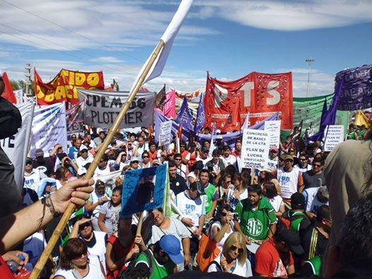 Delegación neuquina al Encuentro Sindical Combativo en Atlanta