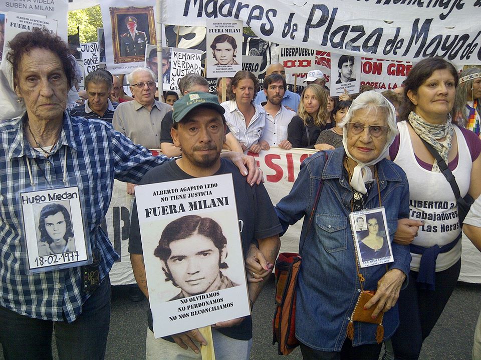 El PTS participó de masiva marcha contra la política del Gobierno y por la absolución a petroleros de Las Heras